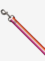 Lesbian Flag Dog Leash