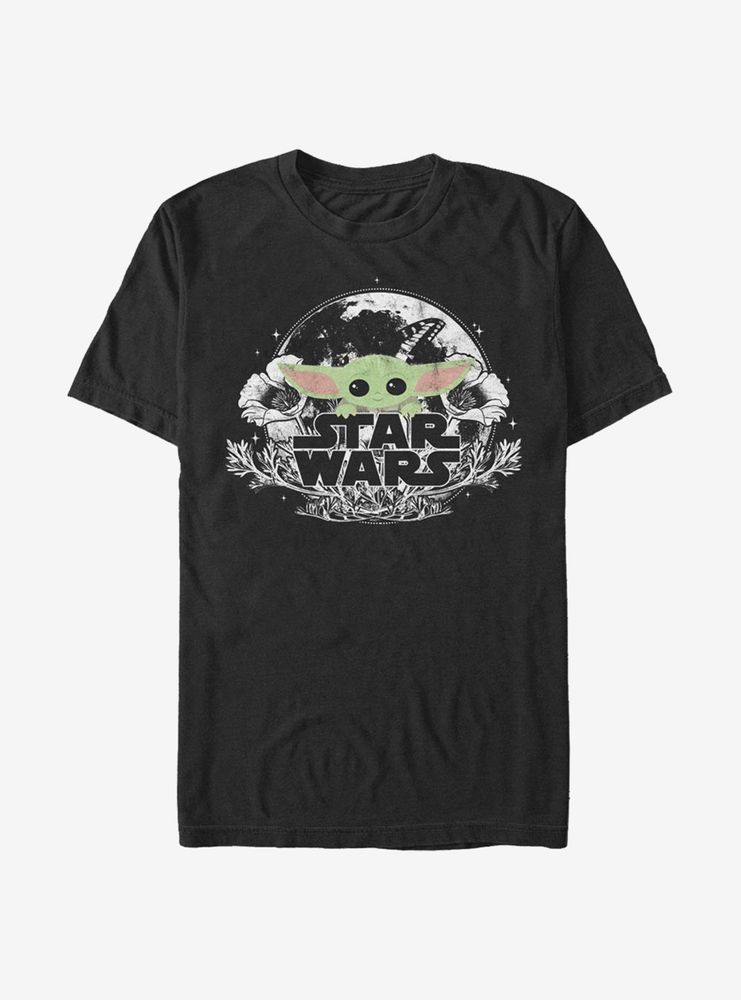 Star Wars The Mandalorian Child Floral T-Shirt