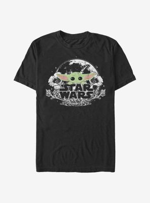 Star Wars The Mandalorian Child Floral T-Shirt