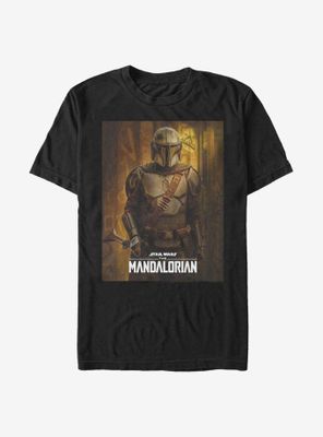 Star Wars The Mandalorian Stance Poster T-Shirt