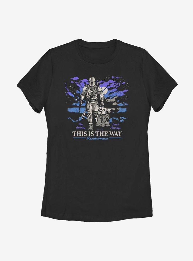 Star Wars The Mandalorian Child Way Galaxy Womens T-Shirt