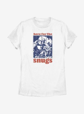 Star Wars The Mandalorian Child Snugs Womens T-Shirt