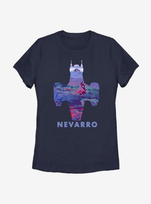 Star Wars The Mandalorian Travel Nevarro Womens T-Shirt