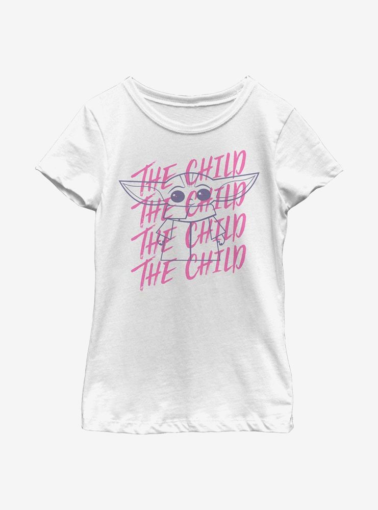 Star Wars The Mandalorian Child Overlap Youth Girls T-Shirt