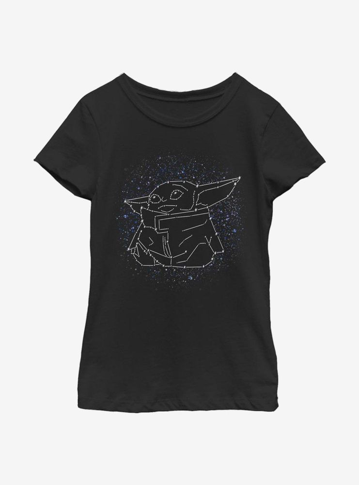 Star Wars The Mandalorian Child Constellation Youth Girls T-Shirt