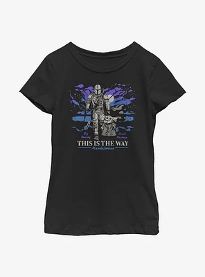 Star Wars The Mandalorian Child Way Galaxy Youth Girls T-Shirt