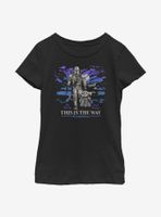 Star Wars The Mandalorian Child Way Galaxy Youth Girls T-Shirt