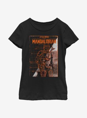 Star Wars The Mandalorian Gallery Poster Youth Girls T-Shirt