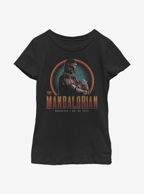 Star Wars The Mandalorian Child Worn Youth Girls T-Shirt