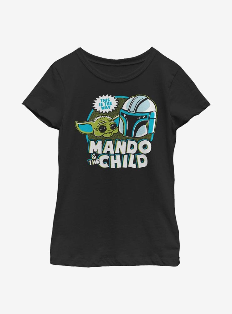 Star Wars The Mandalorian Child Saturday Cartoon Youth Girls T-Shirt