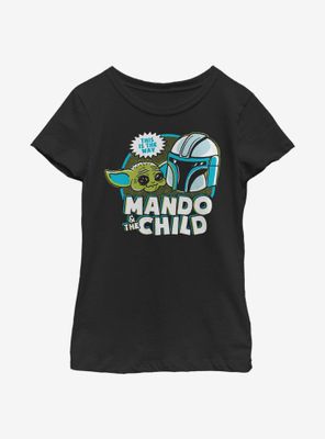 Star Wars The Mandalorian Child Saturday Cartoon Youth Girls T-Shirt