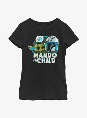 Star Wars The Mandalorian Child Saturday Cartoon Youth Girls T-Shirt