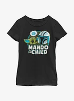 Star Wars The Mandalorian Child Saturday Cartoon Youth Girls T-Shirt