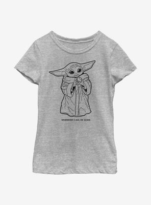 Star Wars The Mandalorian Child Wherever Youth Girls T-Shirt