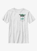 Star Wars The Mandalorian Child Cute Faux Pocket Youth T-Shirt