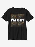 Star Wars The Mandalorian Child I'm Out Youth T-Shirt