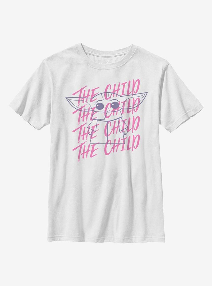 Star Wars The Mandalorian Child Overlap Youth T-Shirt