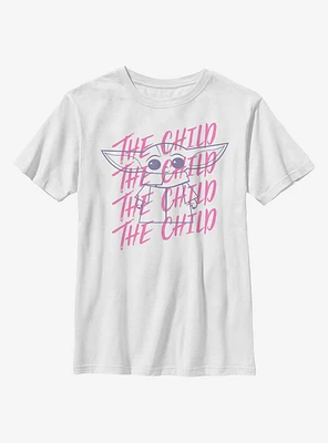 Star Wars The Mandalorian Child Overlap Youth T-Shirt