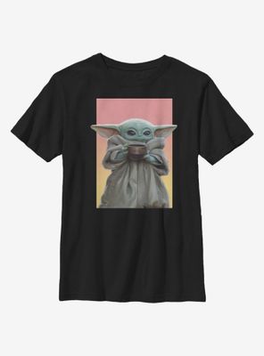 Star Wars The Mandalorian Child Soup Box Youth T-Shirt
