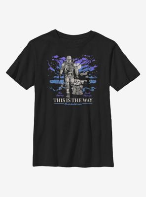 Star Wars The Mandalorian Child Way Galaxy Youth T-Shirt
