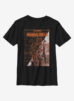Star Wars The Mandalorian Gallery Poster Youth T-Shirt