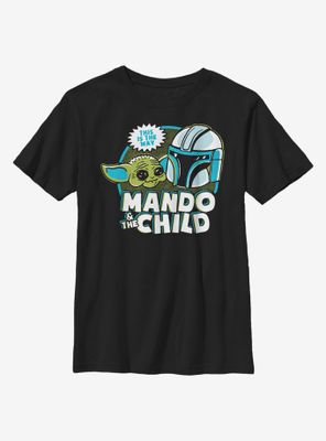 Star Wars The Mandalorian Child Saturday Cartoon Youth T-Shirt