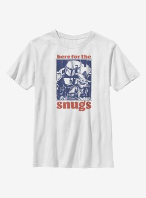 Star Wars The Mandalorian Child Snugs Youth T-Shirt