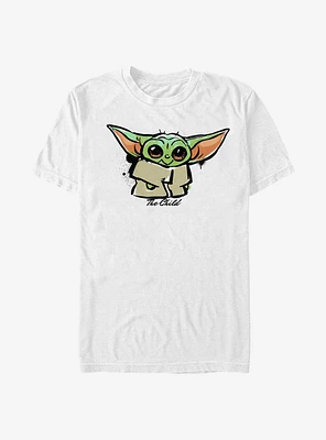 Star Wars The Mandalorian Paint Child T-Shirt
