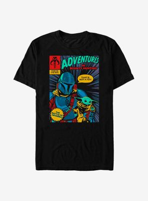 Star Wars The Mandalorian Child Adventures Comic T-Shirt