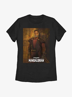 Star Wars The Mandalorian Greef Karga Poster Womens T-Shirt