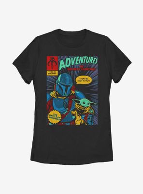 Star Wars The Mandalorian Child Adventures Comic Womens T-Shirt
