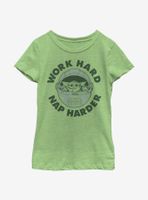 Star Wars The Mandalorian Child Nap Harder Youth Girls T-Shirt