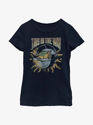 Star Wars The Mandalorian Child Rock Pod Youth Girls T-Shirt