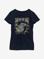 Star Wars The Mandalorian Child Rock Pod Youth Girls T-Shirt