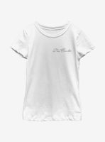 Star Wars The Mandalorian Child Cursive Youth Girls T-Shirt