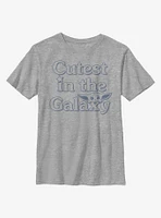 Star Wars The Mandalorian Child Cute Outline Youth T-Shirt