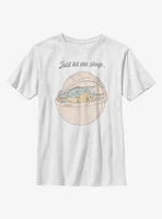 Star Wars The Mandalorian Child Let Me Sleep Youth T-Shirt