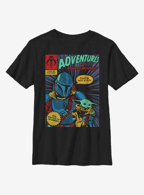 Star Wars The Mandalorian Child Adventures Comic Youth T-Shirt