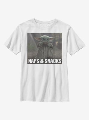 Star Wars The Mandalorian Child Nap Snack V2 Youth T-Shirt