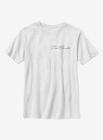 Star Wars The Mandalorian Child Cursive Youth T-Shirt