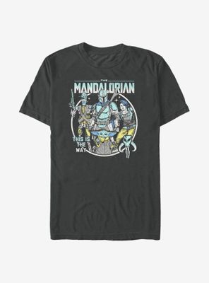 Star Wars The Mandalorian Mando Crew Pop T-Shirt