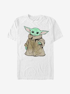 Star Wars The Mandalorian Child Sketch Simple T-Shirt