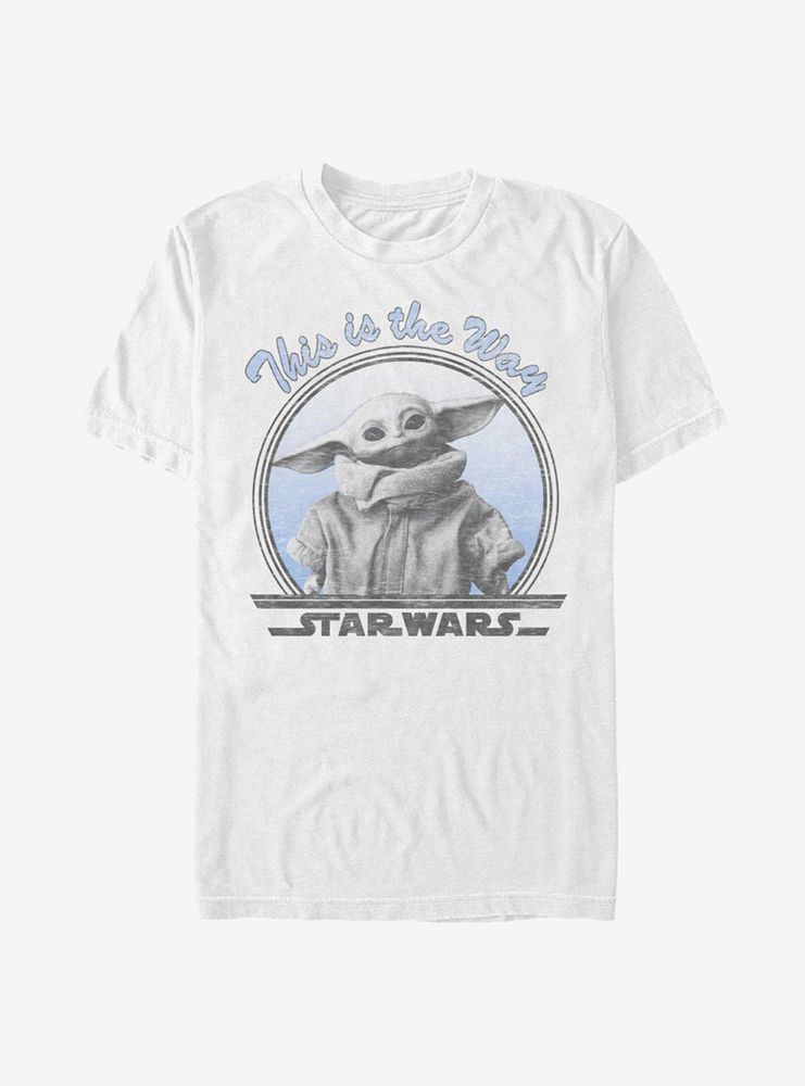Star Wars The Mandalorian Child Round Way T-Shirt