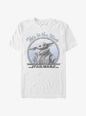 Star Wars The Mandalorian Child Round Way T-Shirt