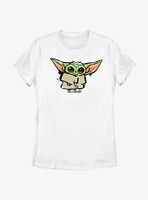 Star Wars The Mandalorian Paint Child Womens T-Shirt