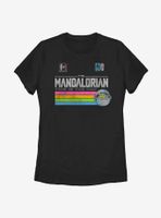 Star Wars The Mandalorian Child Stripes Bright Womens T-Shirt