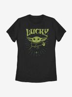 Star Wars The Mandalorian Child Lucky Womens T-Shirt