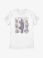 Star Wars The Mandalorian Child His Name Floral Womens T-Shirt
