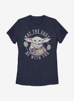 Star Wars The Mandalorian Child May Eggs Womens T-Shirt