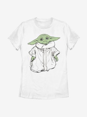 Star Wars The Mandalorian Child Limit Color Womens T-Shirt